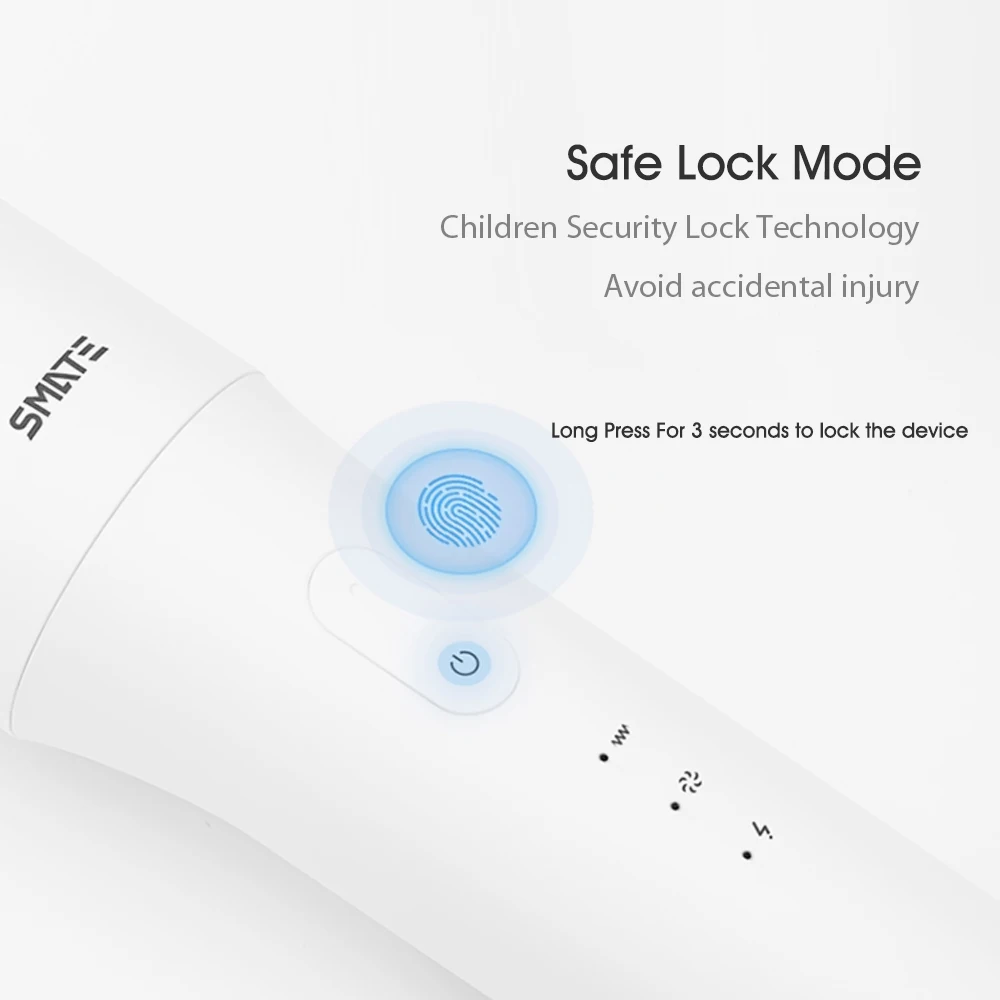 Xiaomi SMATE электрический триммер для волос Водонепроницаемая стрижка бритва перезаряжаемая Тихая Автоматическая машинка для стрижки волос с расческой для детей