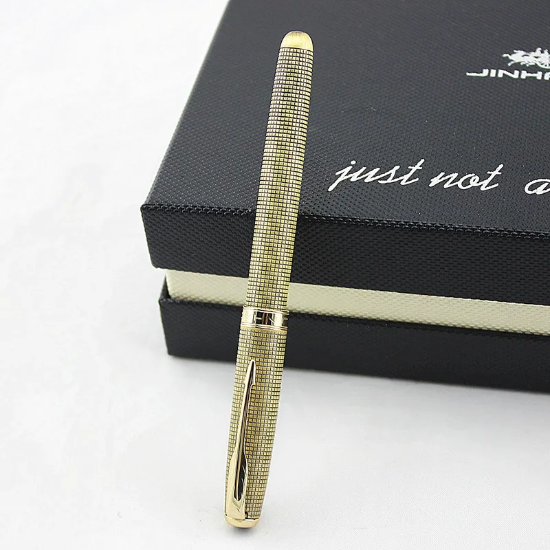 Jinhao 601 металлическая авторучка для каллиграфии, деловая Подарочная канцелярская чернильная ручка