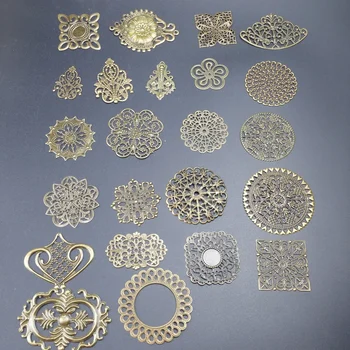 

Free Shipping 10-20Pcs DIY Connectors Embellishments Hair Jewelry Accessories Ancient Fashion Bride Phoenix Crown Decorative