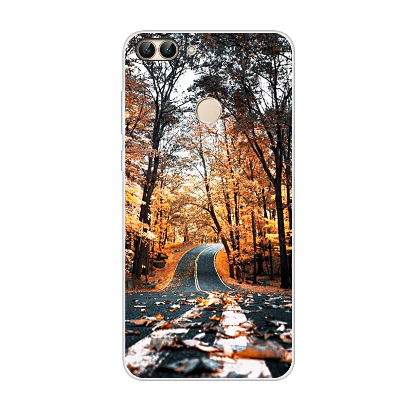 СПС huawei P Smart чехол для телефона задняя крышка для Funda huawei P смарт-чехлы силиконовый матовый мягкий термополиуретан для huawei P Smart Coque