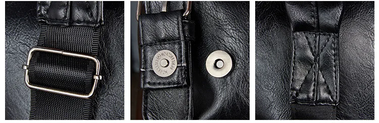 PU Travel Leisure Backpacks Vintage Men Leather Laptop Backpack Bag for Men Teenager Students Retro School Bags Casual Rucksacks (3)