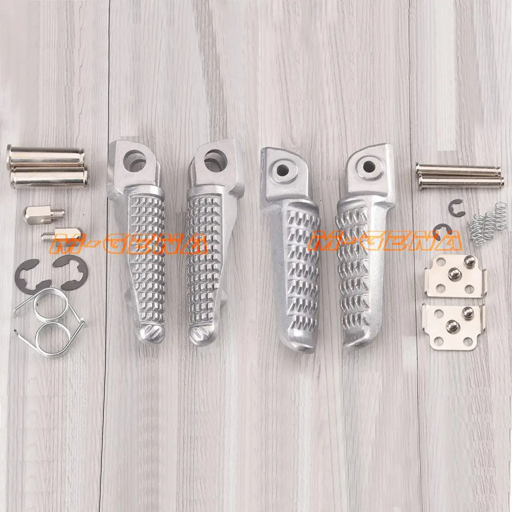Motorcycle Footrests Front Rear Footrests Foot pegs For Kawasaki Z750 Z800 Z1000SX ER-6F ER-6N ZX6R ZX636 ZX9R ZX10R ZX12R ZX14R