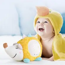 

Kids Soft Toys Stuffed Sleep Led Night Lamp Stuffed Animal Plush Toys With Music & Stars Projector Light Baby Toys For Girls Boy