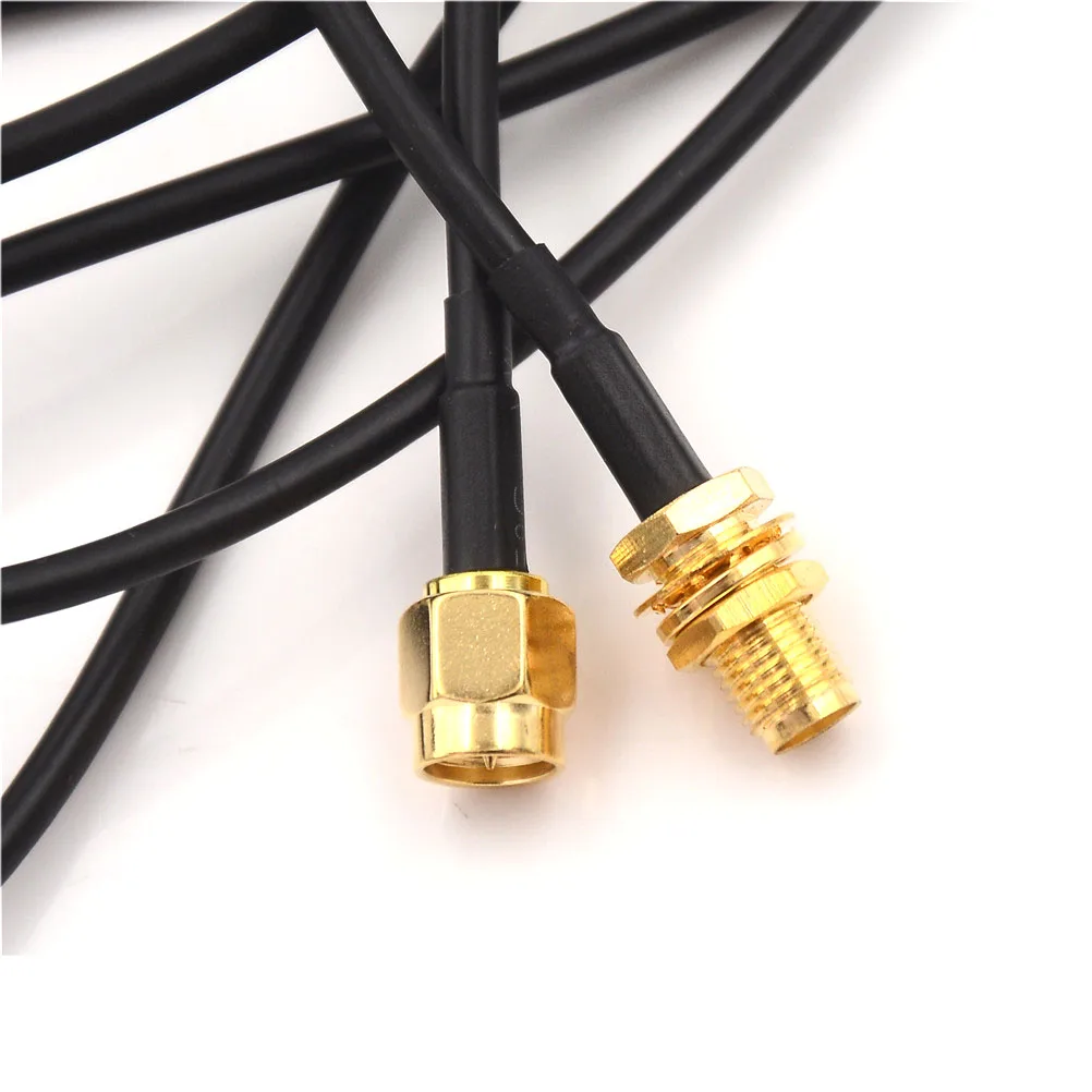 2 метровый RF SMA Штекерный штекер M Coax Pigtail RG174 удлинитель|Сетевые шнуры и