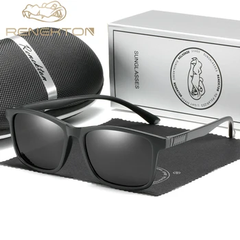 RENEKTON lekki TR90 męskie okulary przeciwsłoneczne klasyczne kwadratowe spolaryzowane okulary przeciwsłoneczne dla mężczyzn wysokiej jakości okulary jazdy UV400 tanie i dobre opinie CN (pochodzenie) WOMEN Polaroid Pilotki Adult Z plastiku i tytanu polaryzacyjne MIRROR Przeciwodblaskowe 46MM 54MM