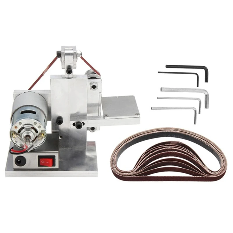 

110-240V Diy Electric Belt Sander Polishing Grinding Mount Machine Edge Sharpener Wood Metal Angle Grinder