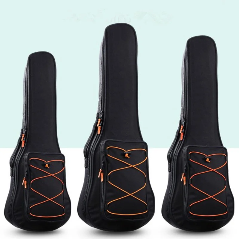 20Mm Waterproof Soprano Concert Ukulele Bag Case Backpack Ukulele Beige Mini Guitar Accessories Gig