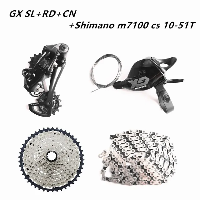 sram gx shimano xt