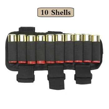 

Tactical Ammo Carrier Airsoft Arm Band Military Mag Pouch Hunting Gun Cartridge Stock Bullet Shell Holder 10 Round 12 Gauge/20GA