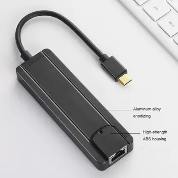 

1000Mbps RJ45 USB Adapter 5 In 1 Type C Hub 4K HDMI USB 3.0 PD Power Delivery