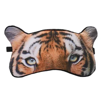 

3D Eye Mask Cartoon Animal Printing Tiger Fox Dog Eye Mask Shading Sleep Soothing Eye Protection Breathable Blindfold