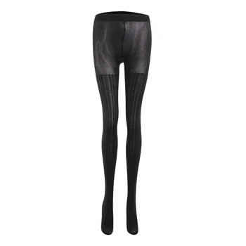 

Autumn Winter Women Super Elastic Jacquard Solid Soft Cotton Slimming Tights Collant Stretchy Pantyhose