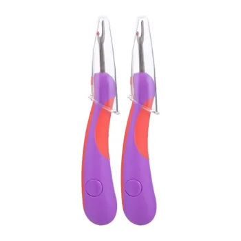 

2pcs Seam Ripper Thread Cutter Disconnector Release Stitch Unpicker with Lid