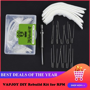 

VAPJOY 10pcs Ni80 Coil 1.0ohm DIY Rebuild Kit for VINCI Rebuild Pod Accessories Pod Cartridge Repair Tool