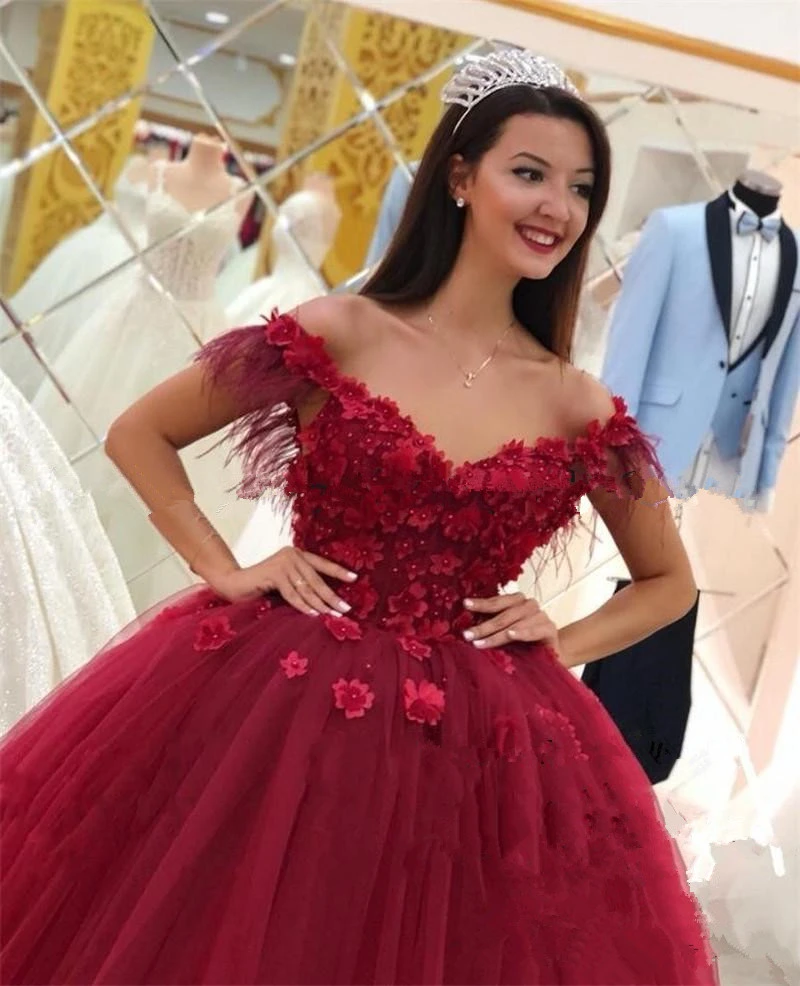 Red Sweet 16 Masquerade Quinceanera 