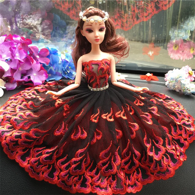 Car decoration car wedding dress Barbie doll decoration center console decoration lovely interior decoration female gift