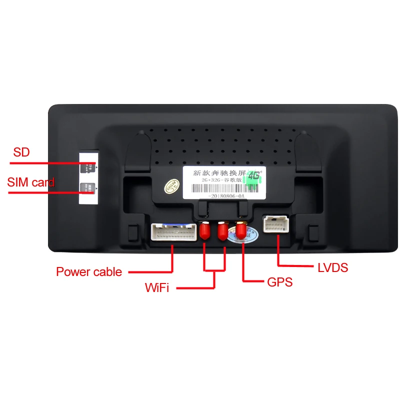  Android tablero de Radio para Merce des Ben z Clase C W204 07-10 reemplazo Tablet Navigator 1025 