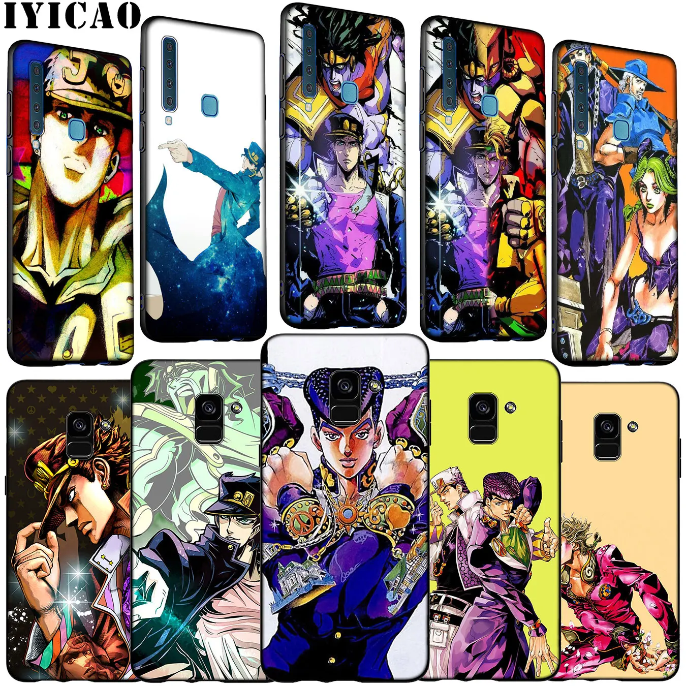 Мягкий силиконовый чехол JoJo для Samsung Galaxy A6 A7 A8 A9 2018 A3 A5 2016 2017 Note 9 8 10 Plus | Мобильные