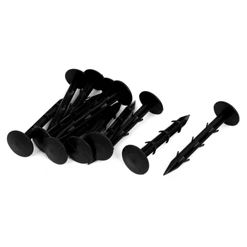 

Weed Mulch Fabric Membrane Ground Cover Securing Peg 11cm Long 12Pcs