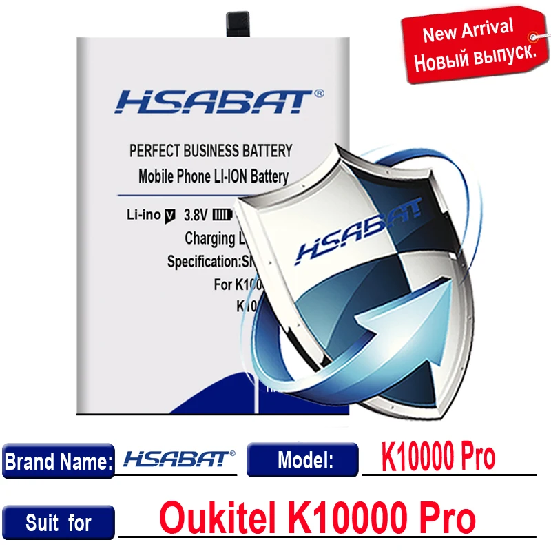 HSABAT Новое поступление 15100 мАч батарея для Oukitel K10000 Pro батареи