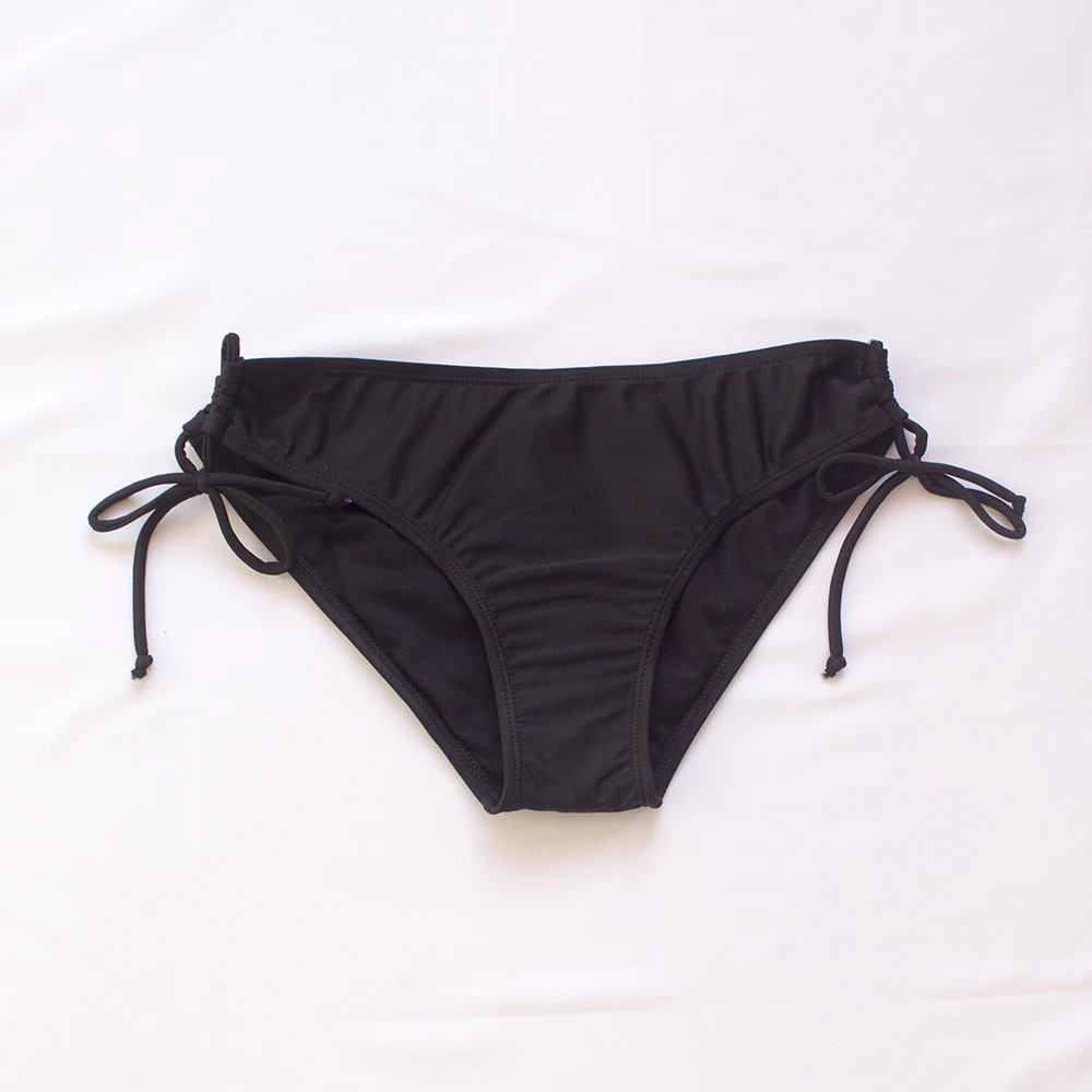S XXXL Solid Sexy Thong Bikini Tanga Bandage Bikinis Women Bottom 2023 Plus Size Swimwear Swimsuit