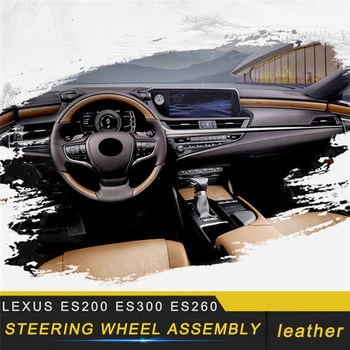 

For Lexus ES 2018 ES200 ES300 ES260 Car Styling Steering Wheel Assembly Panel Cover Trim Frame Sticker