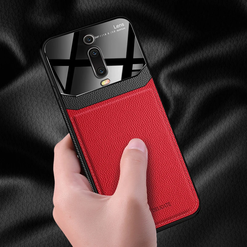 I coque, чехол, чехол, для Xiao mi Red mi K20 Pro mi 9t mi 9T Pro на кожаном mi rror стекле силиконовом противоударном телефоне Роскошные милые чехлы