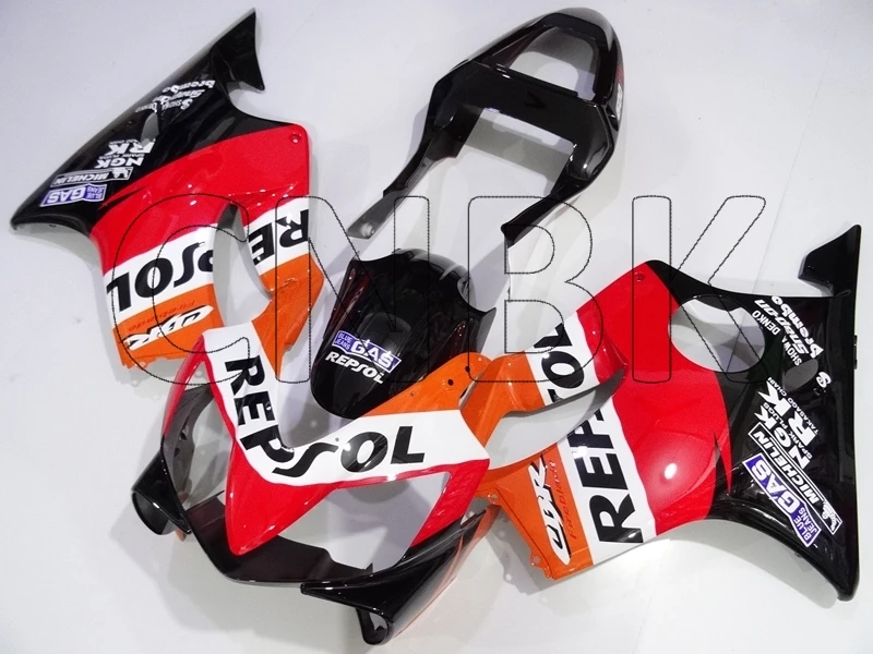 Пластиковые обтекатели для Honda Cbr600 2002 Обтекатели repsol CBR600 F4i 2001 - 2003 | Автомобили и
