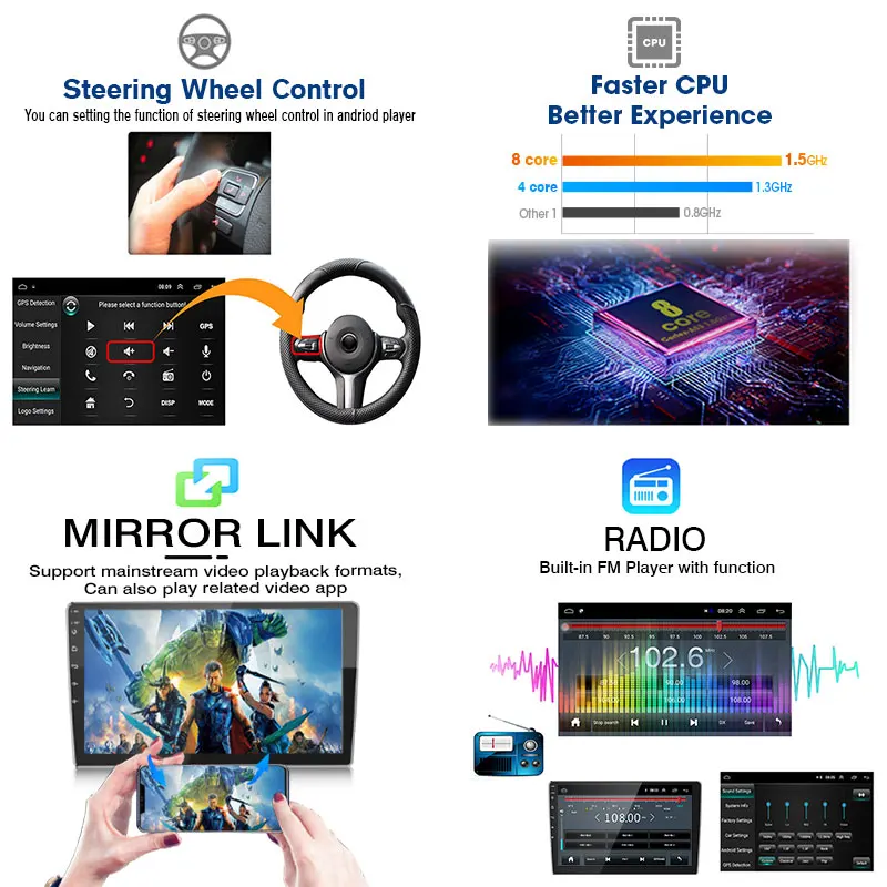 2 din Android 10.0 car radio for Honda CRV CR-V RE 2006-2011 No 2din Audio stereo Carplay GPS navigation multimedia video player