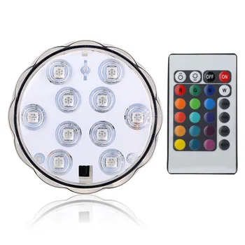 

Waterproof LEDs Coral Grow Light High Power Fish Tank Lamp LED Bulbs RGB Remote Controll colorful LED Aquarium Lights 4W