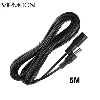 CCTV 시스템 LED 스트립 조명용 암수 전원 코드, DC 커넥터, 1-10m, 12V 익스텐션 케이블 코드, DC 5.5mm x 2.1mm, 5.5x2.1mm