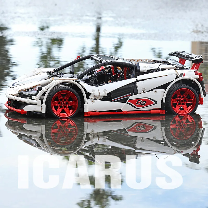DHL пресс форм King 13067 1928 шт. MOC 3918 Veneno Roadster совместим с 20087 дистанционным управлением