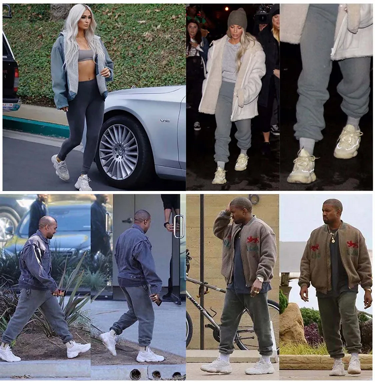 Винтажные кроссовки для папы; красивая модная обувь Kanye West; легкая дышащая мужская повседневная обувь; теннисные кроссовки; Zapatos hombre;#500