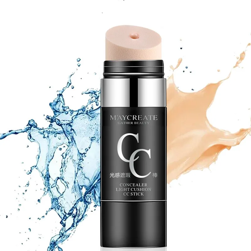 

Makeup Concealer Face Foundation CC Stick Light Natural Brighten Skin Long Lasting CC Bar Perfect Nude Liquid Oil Control 28D
