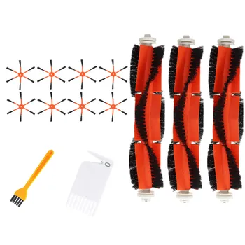 

13pcs Side Brushes*8 Main Brushes*3 Cleaning Tool*1 Cleaning Brush*1 for XIAOMI Roborock S6 S55 S5 MAX Vacuum Cleaner
