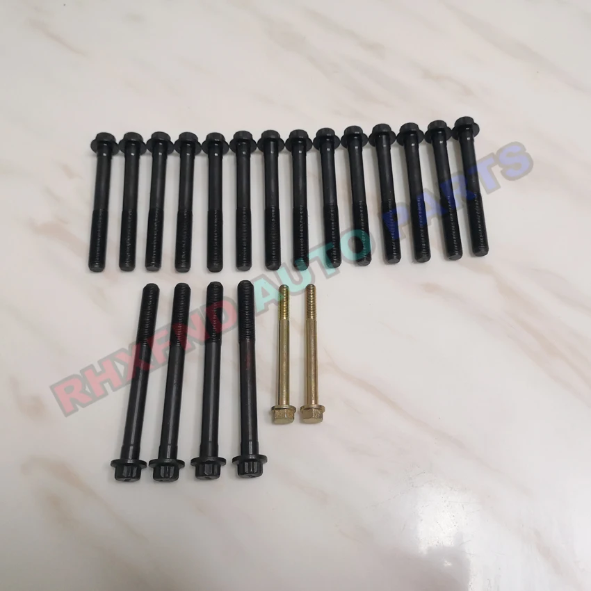 Engine cylinder head 4M40 4M40T bolt nuts for mitsubishi Pajero GLX PajeroGLS Montero GLX Montero GLS Canter 2835cc 2.8TD