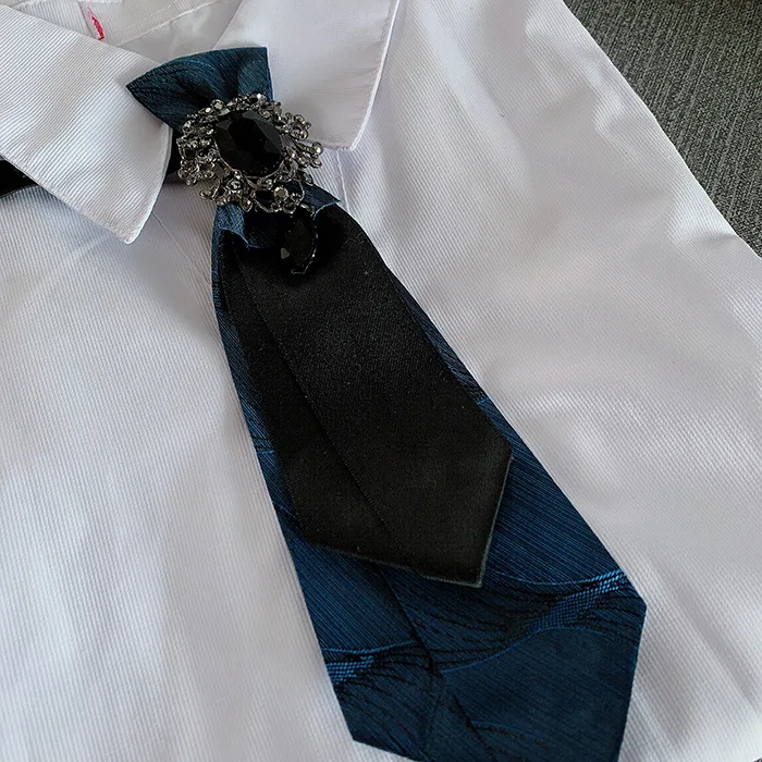 Dark Blue Галстук-бабочка, хлопок, корейская мода, свадебные, вечерние, унисекс, для выступлений, галстук-бабочка, мужской костюм, воротник рубашки, цветочный галстук, подарки - Цвет: Dark Blue