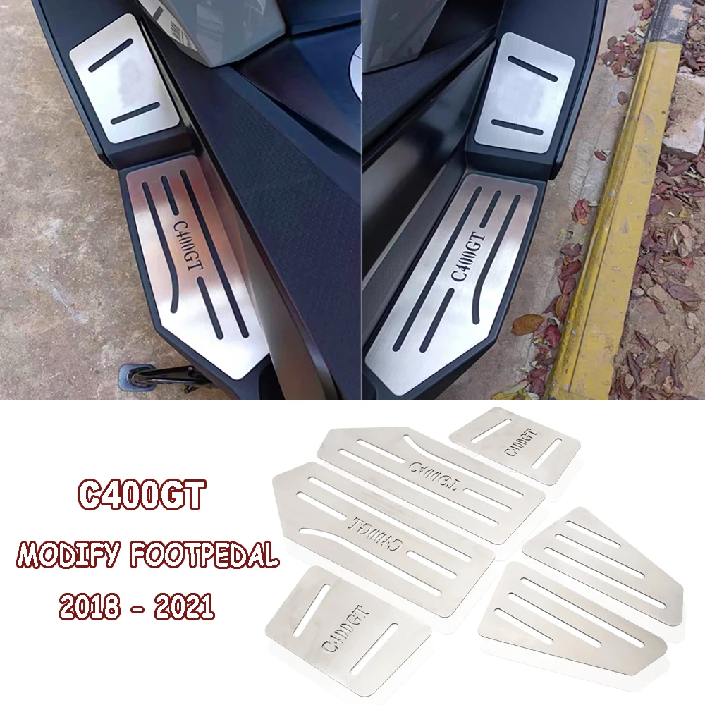 

Для BMW C400GT C 400 GT 2022 2021 2020 2019, новинка, подножка для мотоцикла, подножки из нержавеющей стали, комплекты педалей, подножка, шаг