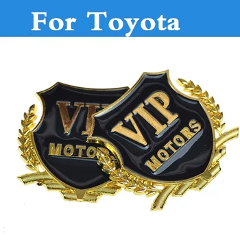 

2020 Metal Solid VIP Car Sticker Labeling Sidehead Decorative For Toyota Mark II Mark X Mirai MR2 MR-S Opa Passo Platz Premio