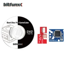 Bitfunx sd2sp2 adaptador de substituição micro leitor de cartão sd + disco de inicialização suíço mini dvd + xeno gc chip para nintendo gamecube ngc ntsc