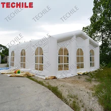 Открытый белый надувной свадебный шатер для шоу событий