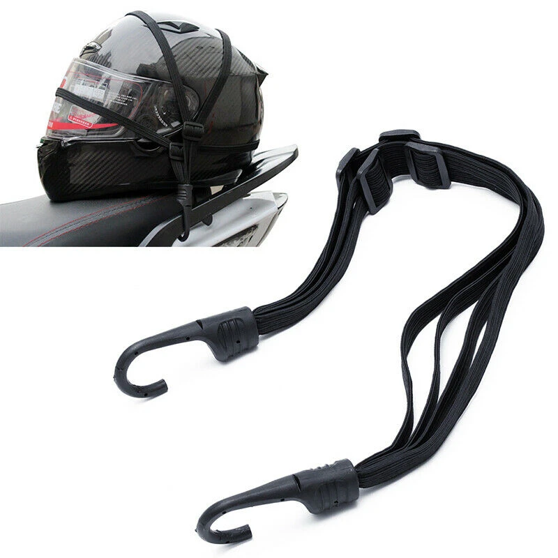 

Motorcycle Helmet Luggage Strap Universal 60cm Fixed Elastic Buckle Rope Helmets High-Strength Retractable Protective Gears