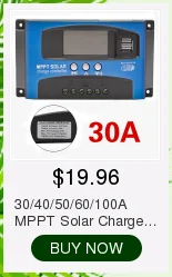 30/40/50/60/100A MPPT Контроллер заряда Dual USB ЖК-В дисплей 12 В 24 В Авто Солнечная Панель зарядное устройство регулятор с нагрузкой