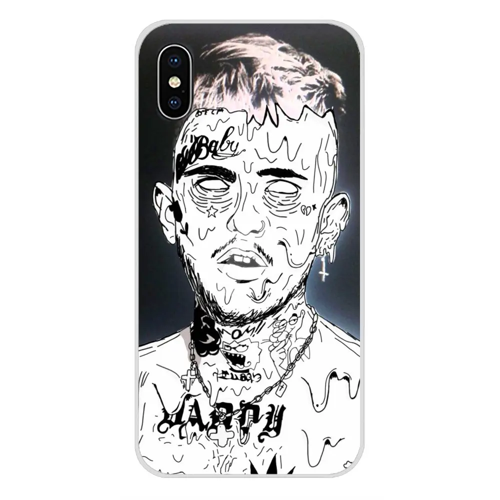Для Samsung Galaxy J1 J2 J3 J4 J5 J6 J7 J8 плюс Prime Lil открытым LilPeep, реперские кепки аксессуары для мобильного телефона чехлы - Цвет: images 6