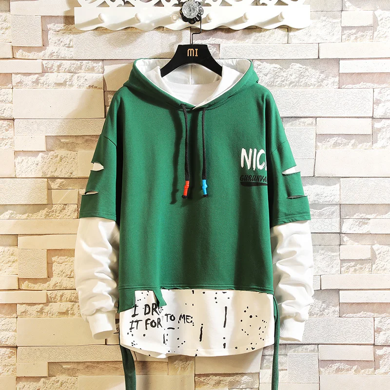 Autumn Spring 2020 Hoodie Sweatshirt Mens Hip Hop Japanese Black White Pullover Streetwear Casual Fashion Clothes OverSize M-5XL Autumn Spring 2020 Hoodie Sweatshirt Mens Hip Hop Japanese Black White Pullover Streetwear Casual Fashion Clothes OverSize M-5XL