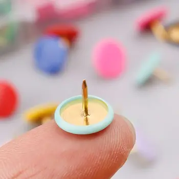 

300pcs Home Office Colorful Drawing Pins Pushpin Thumbtack Cork Board Push Pin Photo Wall Map Markers