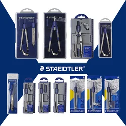 Staedtler conjunto de bússola de desenho profissional, ajustável, para escola, escritório, engenharia de construção, papelaria