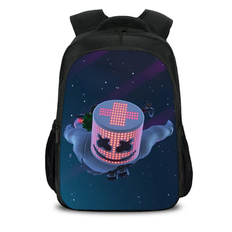 Style 29 15,7 дюймов Marshmello DJ звезда улыбка мальчик девочки школьная сумка Книга сумка рюкзак дети студентов Mochila обратно в школьный подарок - Цвет: Style 29