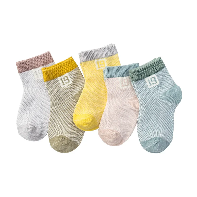 

Hot Selling 19 Children Mesh Socks Summer Thin Section Men And Women Children's Socks Wholesale