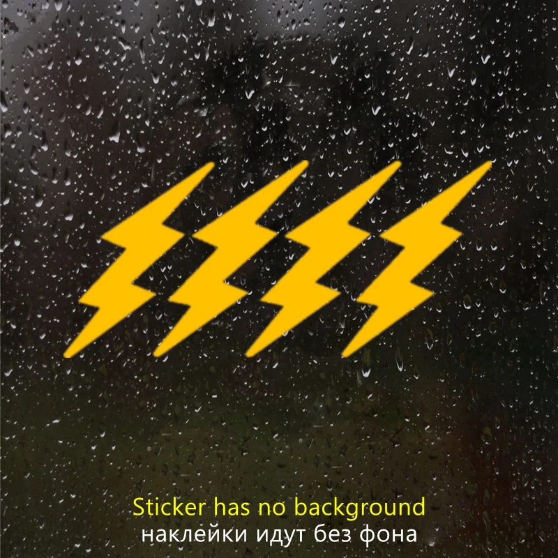 Adesivo Vinile Ad Alta Adesività Lightning Bolt Strike – Per Auto, Laptop, Finestre – Modello 10308